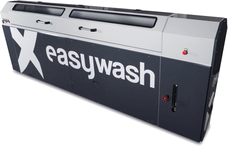 machine à laver pour le post traitement des encres réactives